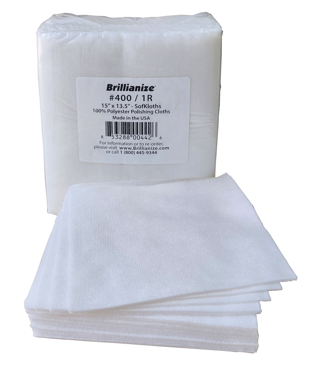 Brillianize SofKloth #400 白色清潔布及原有袋裝照片